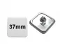 Preview: 37x37mm Button mit Pin